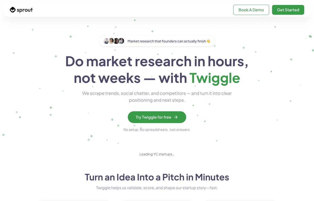 Twiggle: market research in hours, not weeks